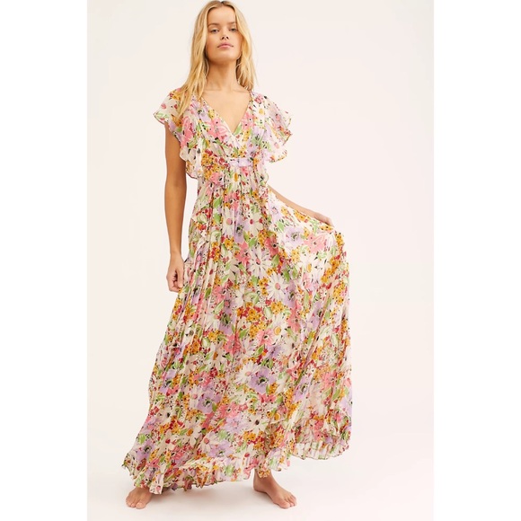 Free People Dresses & Skirts - Free People Delicate Semi Ruffle Dress x Timo